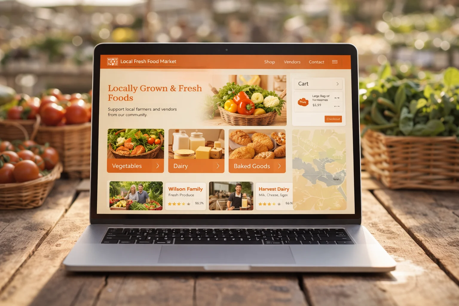 Web Platform Development The Frisco Fresh Market